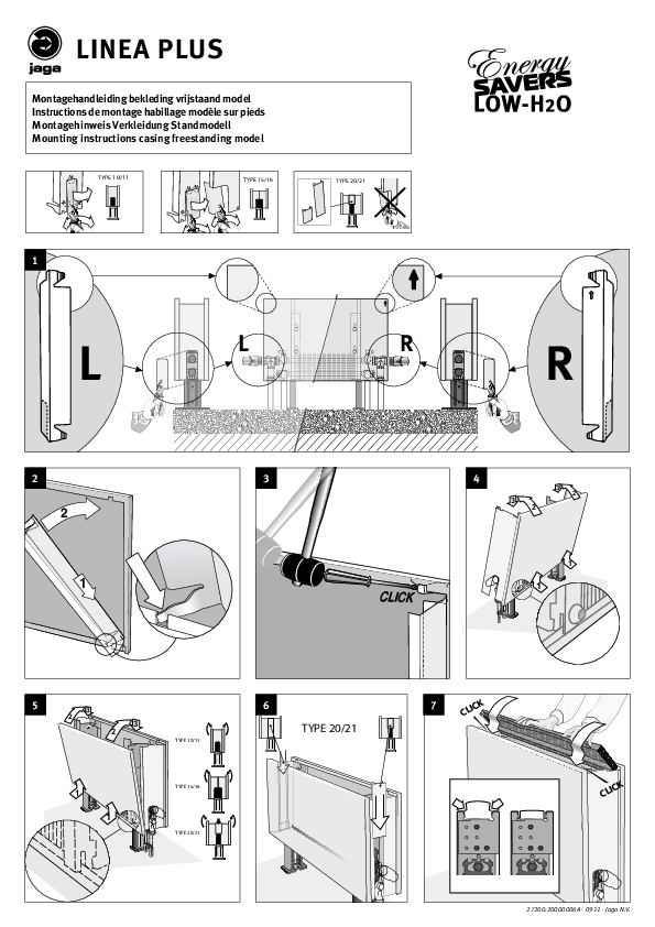 Linea Plus Freestanding Casing Manual