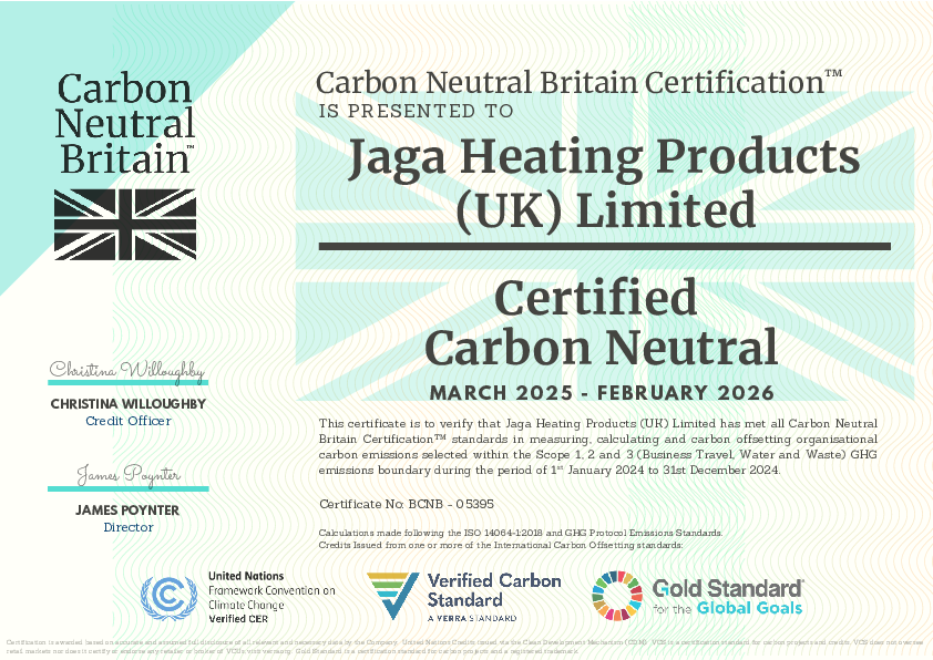 Carbon Neutral Certification - Jaga Heating Products (UK) Limited.pdf